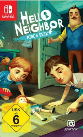 Hello Neighbor Hide & Seek box art for Nintendo Switch